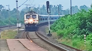 12073 Bhubaneswar janshatabdi at 130 kmph💥❣️ skipping kulgachia [upl. by Steen]