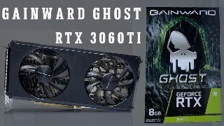 GAINWARD GHOST RTX 3060TI 8GB UNBOX INSTALL TEST [upl. by Inoek788]