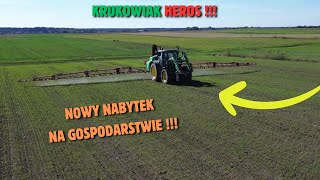 Nowy nabytek na gospodarstwie ⭐Jesienne odchwaszczanie ozimin ⭐John Deere 6330 ⭐ Krukowiak Heros⭐ [upl. by Ynittirb]