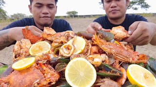 OUTDOOR COOKING  SEAFOOD PLATTER [upl. by Dimitry]