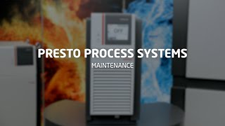 PRESTO  Maintenance  JULABO [upl. by Aiyram]