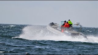 Boat  Goldfish 29 RIB  Trondheim to Hopsjøbrygga by Titran [upl. by Siuqcram]