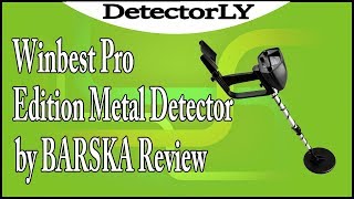 Winbest Pro Edition Metal Detector by BARSKA Review [upl. by Tebasile]