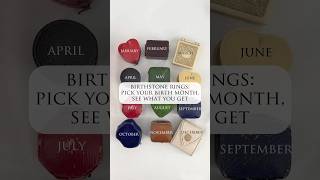 Birthstone Rings Which is your favorite [upl. by Bosson]