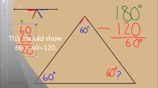 Video Walkthrough Triangles  Finding the Missing Angle [upl. by Adnama]