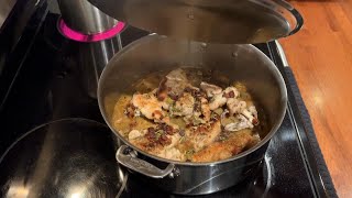 Cooking Pheasant With White Wine Bay Leaf amp Thyme [upl. by Atolrac]