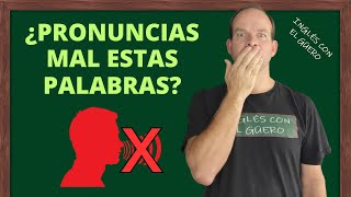 ERRORES comunes de PRONUNCIACIÓN en inglés Consonantes [upl. by Anisamot]