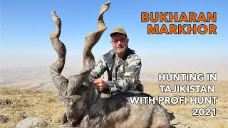 BUKHARAN MARKHOR HUNTING IN TAJIKISTAN WITH PROFI HUNT 2021 [upl. by Amhsirak]