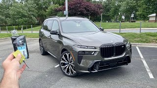 2025 BMW X7 M60i Start Up Exhaust Test Drive Walkaround POV and Review [upl. by Gnoht841]