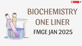 BIOCHEMISTRY EXTRA MILES FMGE [upl. by Arahsak903]