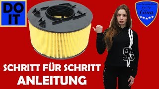 BMW E46 LUFTFILTER WECHSELN  TAUSCHEN 🔹 TUTORIAL 🔹 N42  N46 MOTOR 🔹 SCHRITT FÜR SCHRITT ANLEITUNG [upl. by Demetrius]