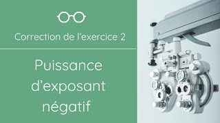 Calculer des puissances d’exposant négatif 2  Troisième [upl. by Reifnnej]