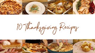 10 DeliciousThanksgiving Recipes [upl. by Leuneb]