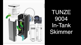 Tunze 9004 Skimmer InTank Quiet Comline Doc Skimmer Saltwater Coral Reef Aquarium [upl. by Lacram]