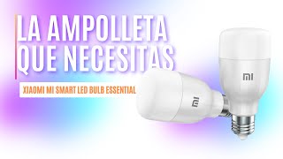 Esta ampolleta es genial  Xiaomi Mi Smart Led Bulb Essential White and Color [upl. by Sneve]