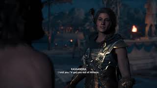 Assassins Creed Odyssey  Escape From Athens Meditation Tutorial Phidius Port Cutscene 2018 [upl. by Liberati]