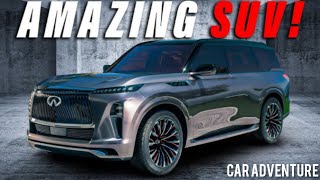 New 2024 Infiniti QX80  Redesigned Japanese Fullsize Luxury SUV Firstlook  CAR ADVENTURE [upl. by Llertram]