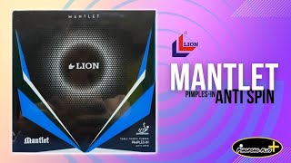 Lion MANTLET  Karet Tenis Meja ANTI SPIN  Test and Review [upl. by Gypsie36]