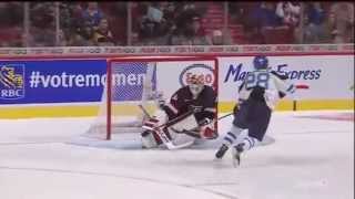 Artturi Lehkonen 2015 WJC Shootout Goal vs USA [upl. by Lahcym425]