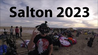 Salton Sea 2023 paramotor fly in [upl. by Eelegna808]