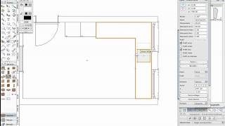 Neu in Vectorworks interiorcad 2010 Automatisches Erzeugen von Arbeitsplatten [upl. by Artined]