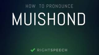 Muishond  How to pronounce Muishond [upl. by Cleve778]