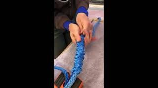 Splicing Winch Rope [upl. by Riccardo453]