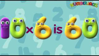 6 Times Table song  Numberjacks [upl. by Ianahs]