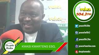 Consider It As A Sacrifice To The State  Kwasi Kwarteng Tells Roman Fada After Disqualification [upl. by Linzy]