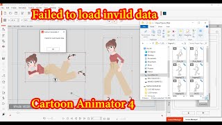 Cartoon Animator 4 Failed to Load Animation Data  Cartoon Animator 5 Animation [upl. by Junia]