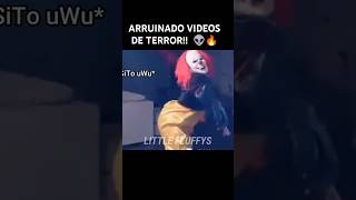 ARRUINADO VIDEOS DE TERROR 👽🔥 memes humor xd miedo [upl. by Asilana492]