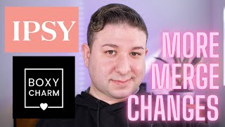 BOXYCHARM AND IPSY SPOILERS AND UPDATES MORE MERGER CHANGES AND CANCELLING BOXES  Brett Guy Glam [upl. by Caesaria939]