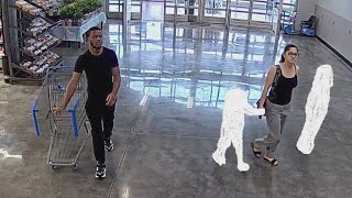 Two thieves caught on camera stealing items with their kids by their side [upl. by Berfield]