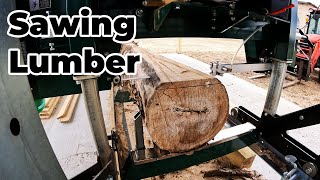 Sawing Lumber to Finish Our Shed [upl. by Nnorahs]