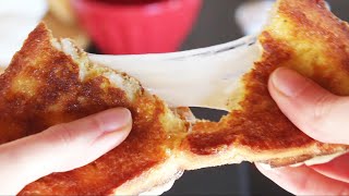 Italian Mozzarella in Carrozza Sandwich  How Tasty Channel [upl. by Eillil]