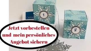 ❄️Adventskalender 2018FlockengestöberStampin UpAnleitung [upl. by Ediva]