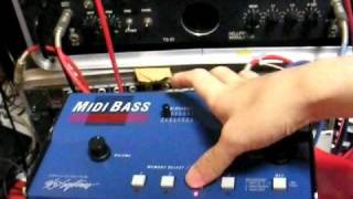 360systems MIDI BASS amp METASONIX TS21 [upl. by Harvison900]