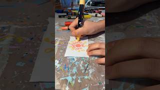 Paisley Sun paisley easyart artvlog drawingforbeginners simpleart poscaart poscapens posca [upl. by Itnavart]