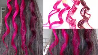 Cómo usar un tinte fantasía rosa fucsia sobre un cabello sin decolorar Fuschia Shock [upl. by Walls694]