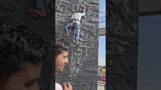 Climbing Wall 🫡🫡 vlog rajasthan enjoy funnymoments [upl. by Jezabel]