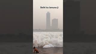 Delhi ka Jamuna ji chhath Puja yahi manate 🙏🙏🎉🥰 shorts youtubeshorts viralvideo short [upl. by Utley601]