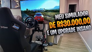 Tour pelo meu SIMULADOR de CORRIDA e um UPGRADE INSANO pra VOCÃŠS [upl. by Bucher]