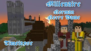 Timelapse Millenaire Minecraft Notre Dame [upl. by Addiel]