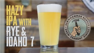 Homebrewing AllGrain Hazy IPA w Idaho 7 Hops and Rye [upl. by Adnohr488]