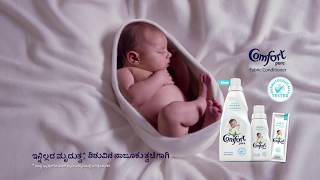 Comfort Pure Fabric Conditioner  For delicate baby skin Kannada [upl. by Laughry]