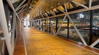 Walking the Bridge Between Copley Place and The Prudential Center  Boston MA [upl. by Eidarb731]