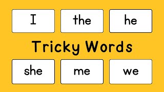 Tricky Words  Sight Words  Set 1  Sentences with Tricky Words [upl. by Bergmans655]