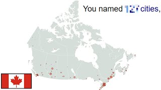 How Many Canadian Cities Can I Name [upl. by Annayak160]