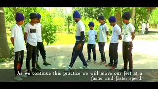 Learn Gatka stepbystep Basic Pentra Lesson 1 [upl. by Tereve]