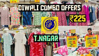 TNagar Chennaisilks Diwali Kurtis combo offer just ₹225 Rs [upl. by Inat]